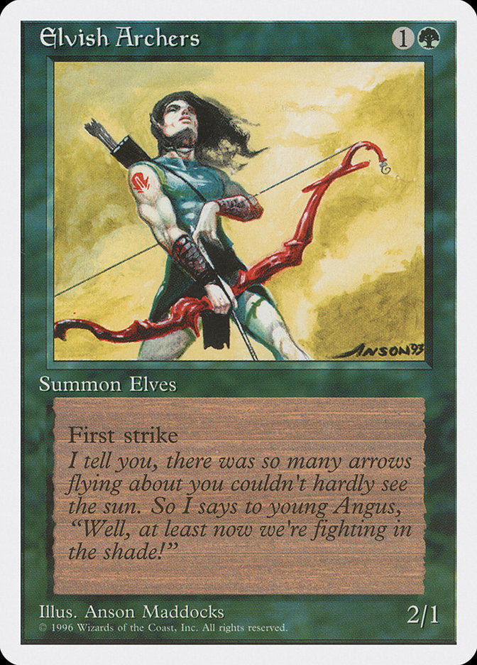 Elvish Archers [Introductory Two-Player Set] | Dragon's Lair Comics and Fantasy Houston TX