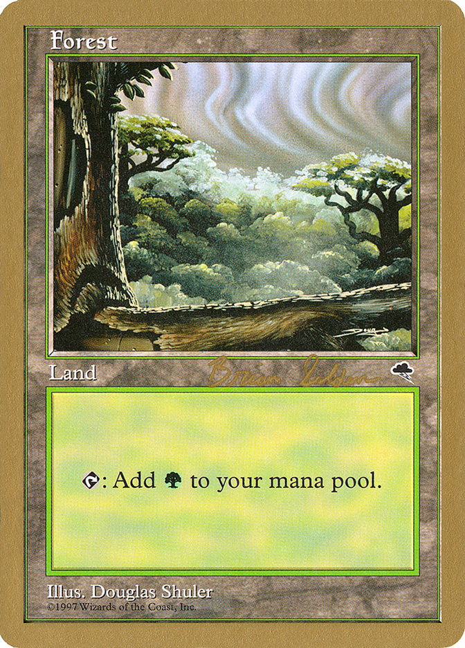 Forest (bs349) (Brian Selden) [World Championship Decks 1998] | Dragon's Lair Comics and Fantasy Houston TX