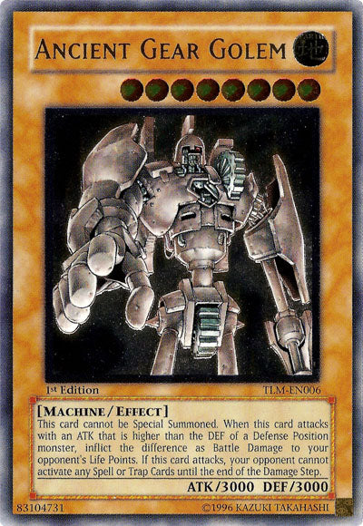 Ancient Gear Golem [TLM-EN006] Ultimate Rare | Dragon's Lair Comics and Fantasy Houston TX