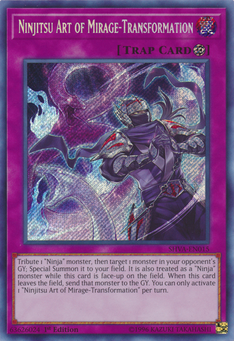 Ninjitsu Art of Mirage-Transformation [SHVA-EN015] Secret Rare | Dragon's Lair Comics and Fantasy Houston TX