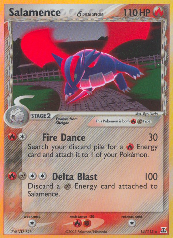 Salamence (14/113) (Delta Species) [EX: Delta Species] | Dragon's Lair Comics and Fantasy Houston TX