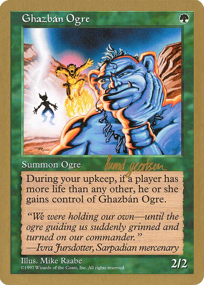 Ghazban Ogre (Svend Geertsen) [World Championship Decks 1997] | Dragon's Lair Comics and Fantasy Houston TX