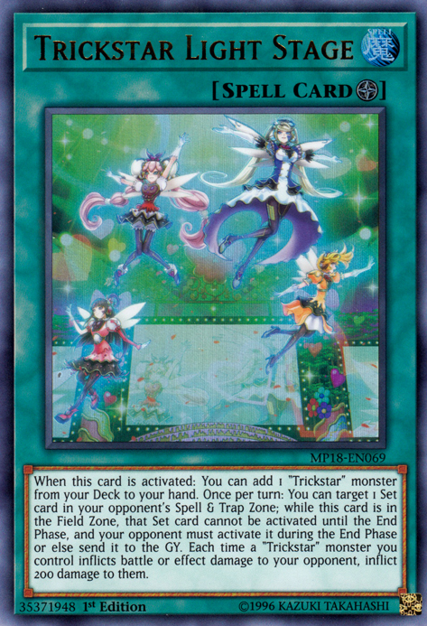 Trickstar Light Stage [MP18-EN069] Ultra Rare | Dragon's Lair Comics and Fantasy Houston TX