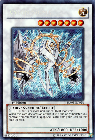 Vylon Sigma [HA05-EN024] Secret Rare | Dragon's Lair Comics and Fantasy Houston TX