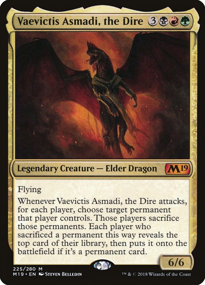 Vaevictis Asmadi, the Dire [Core Set 2019] | Dragon's Lair Comics and Fantasy Houston TX