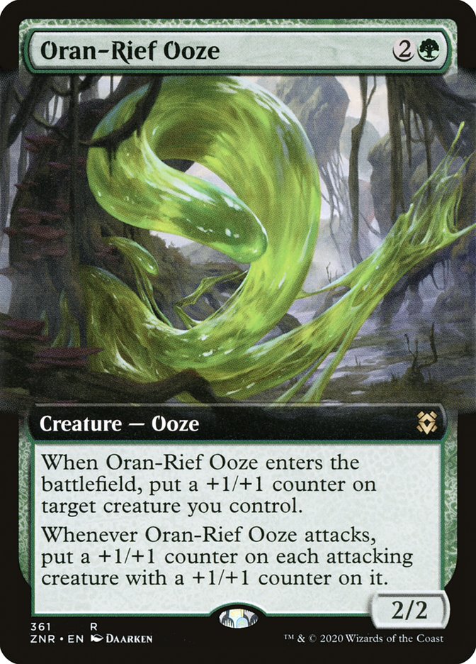 Oran-Rief Ooze (Extended Art) [Zendikar Rising] | Dragon's Lair Comics and Fantasy Houston TX