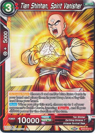 Tien Shinhan, Spirit Vanisher (BT9-012) [Universal Onslaught] | Dragon's Lair Comics and Fantasy Houston TX