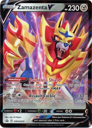 Zamazenta V (SWSH019) [Sword & Shield: Black Star Promos] | Dragon's Lair Comics and Fantasy Houston TX