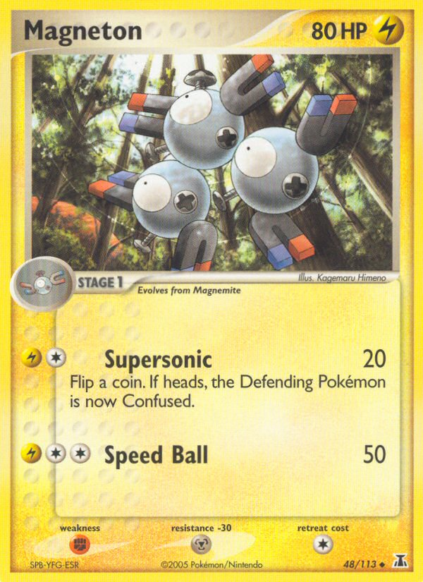 Magneton (48/113) [EX: Delta Species] | Dragon's Lair Comics and Fantasy Houston TX