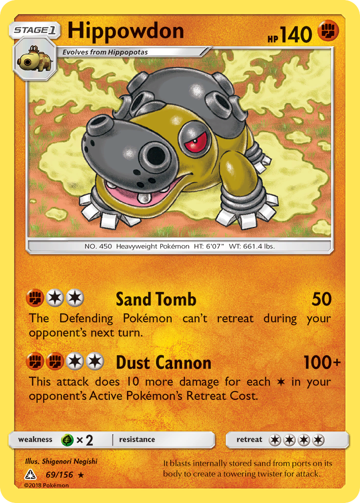 Hippowdon (69/156) [Sun & Moon: Ultra Prism] | Dragon's Lair Comics and Fantasy Houston TX