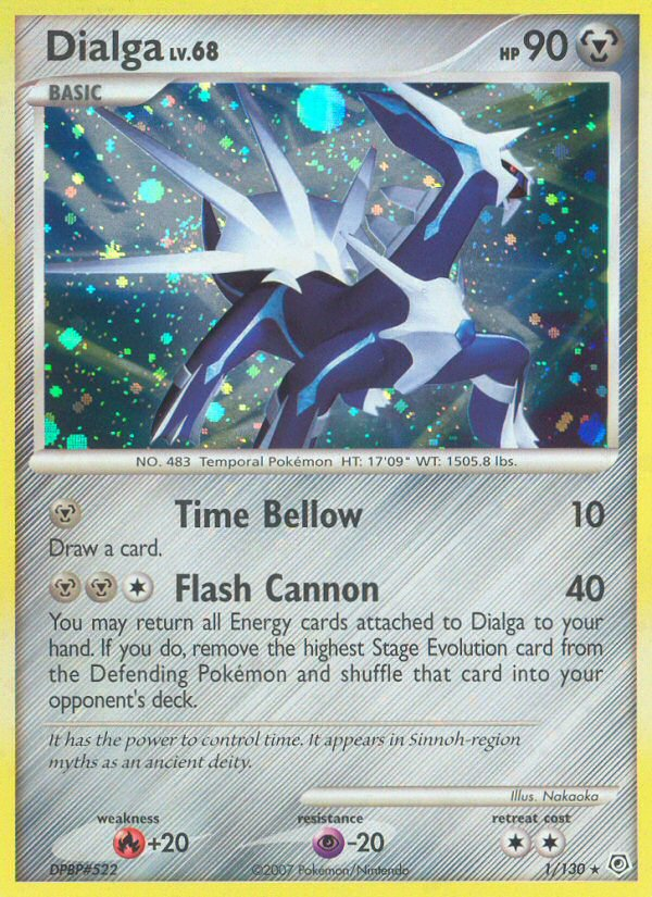 Dialga (1/130) [Diamond & Pearl: Base Set] | Dragon's Lair Comics and Fantasy Houston TX