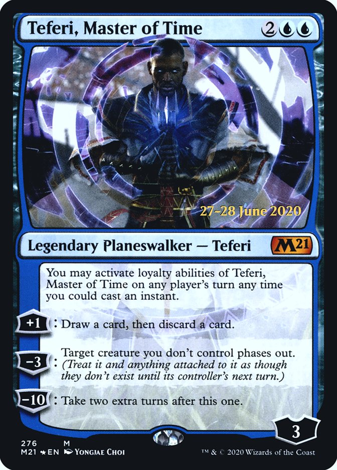 Teferi, Master of Time (276) [Core Set 2021 Prerelease Promos] | Dragon's Lair Comics and Fantasy Houston TX