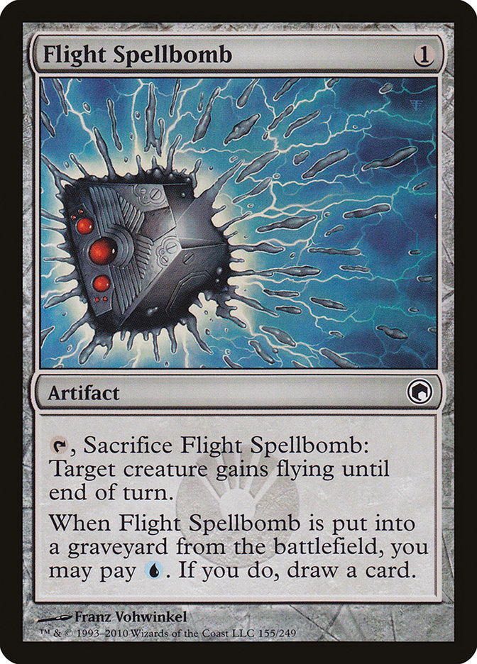 Flight Spellbomb [Scars of Mirrodin] | Dragon's Lair Comics and Fantasy Houston TX