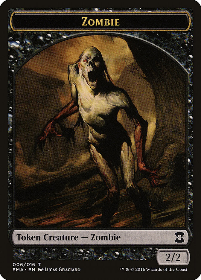 Zombie Token [Eternal Masters Tokens] | Dragon's Lair Comics and Fantasy Houston TX