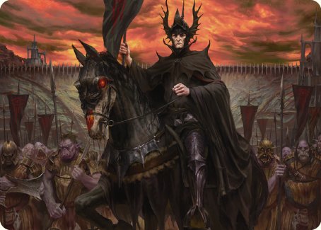 The Mouth of Sauron Art Card [The Lord of the Rings: Tales of Middle-earth Art Series] | Dragon's Lair Comics and Fantasy Houston TX