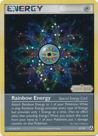 Rainbow Energy (81/92) (Stamped) [EX: Legend Maker] | Dragon's Lair Comics and Fantasy Houston TX