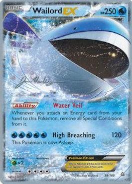 Wailord EX (38/160) (HonorStoise - Jacob Van Wagner) [World Championships 2015] | Dragon's Lair Comics and Fantasy Houston TX