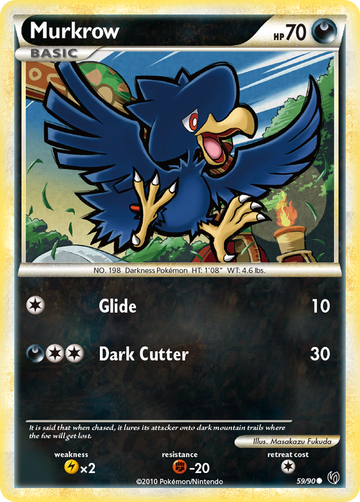 Murkrow (59/90) [HeartGold & SoulSilver: Undaunted] | Dragon's Lair Comics and Fantasy Houston TX