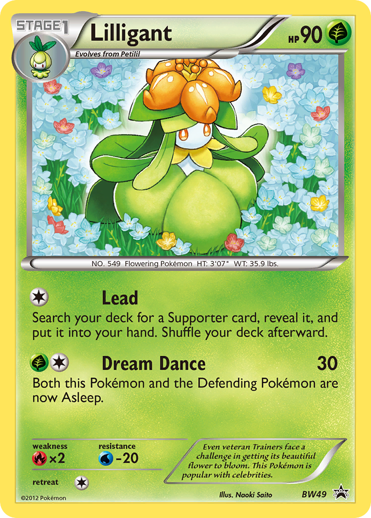 Lilligant (BW49) [Black & White: Black Star Promos] | Dragon's Lair Comics and Fantasy Houston TX