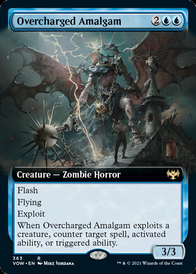 Overcharged Amalgam (Extended Art) [Innistrad: Crimson Vow] | Dragon's Lair Comics and Fantasy Houston TX