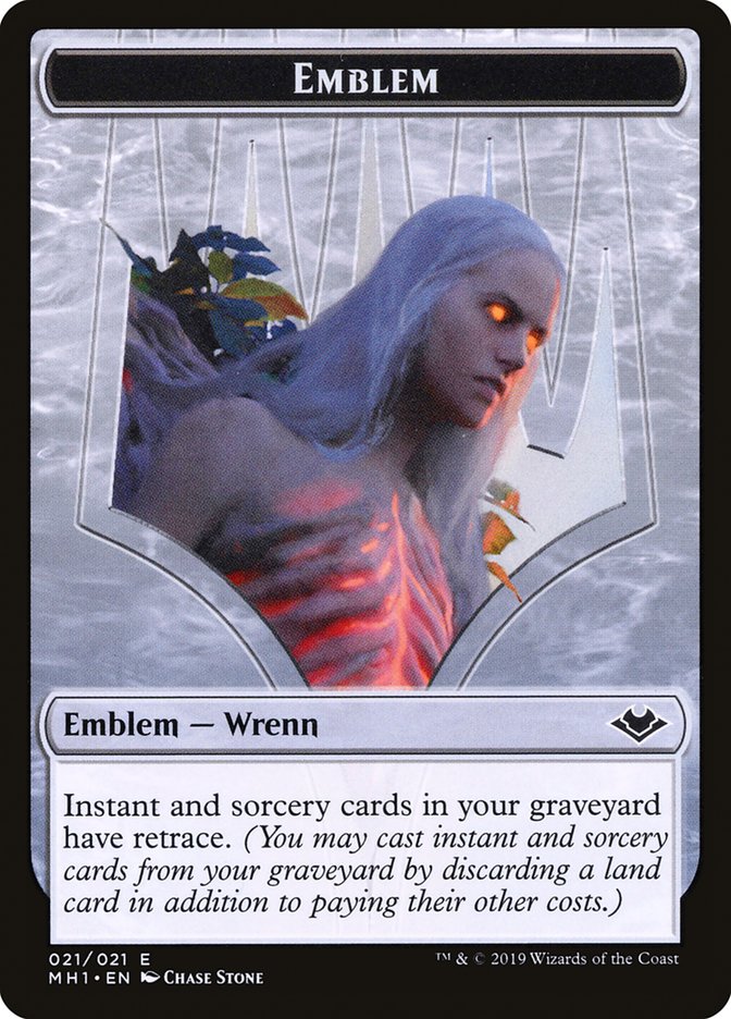 Wrenn and Six Emblem [Modern Horizons Tokens] | Dragon's Lair Comics and Fantasy Houston TX