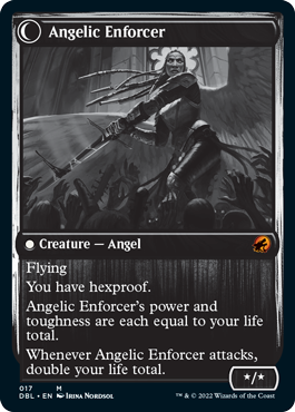 Enduring Angel // Angelic Enforcer [Innistrad: Double Feature] | Dragon's Lair Comics and Fantasy Houston TX