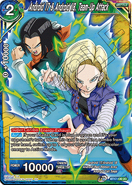 Android 17 & Android 18, Team-Up Attack (BT17-136) [Ultimate Squad] | Dragon's Lair Comics and Fantasy Houston TX