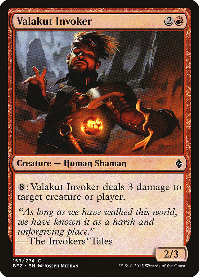 Valakut Invoker [Battle for Zendikar] | Dragon's Lair Comics and Fantasy Houston TX