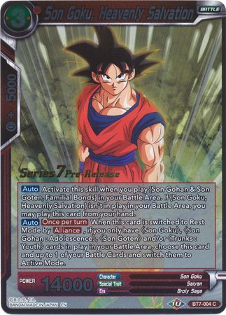 Son Goku, Heavenly Salvation (BT7-004_PR) [Assault of the Saiyans Prerelease Promos] | Dragon's Lair Comics and Fantasy Houston TX