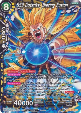 SS3 Gotenks, Blazing Fusion (BT10-153) [Revision Pack 2020] | Dragon's Lair Comics and Fantasy Houston TX