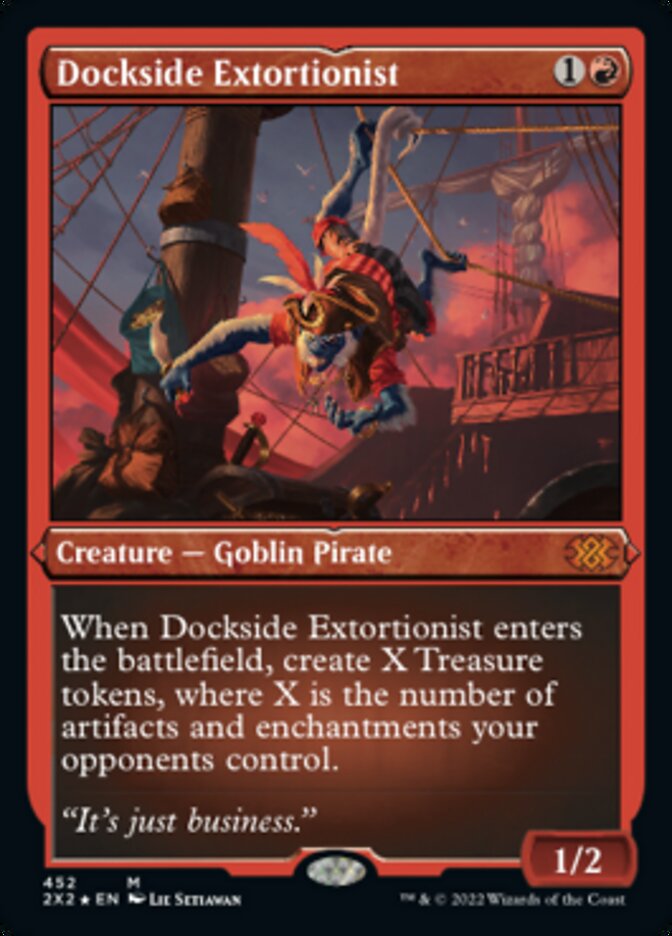 Dockside Extortionist (Foil Etched) [Double Masters 2022] | Dragon's Lair Comics and Fantasy Houston TX