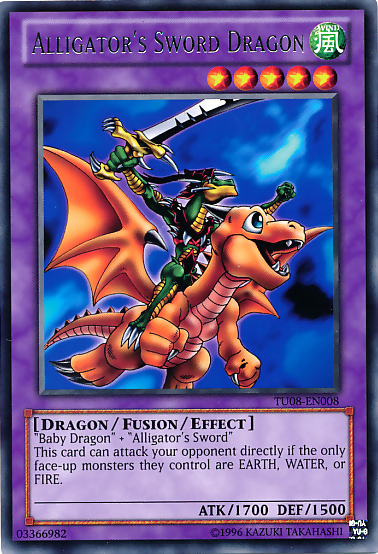 Alligator's Sword Dragon [TU08-EN008] Rare | Dragon's Lair Comics and Fantasy Houston TX