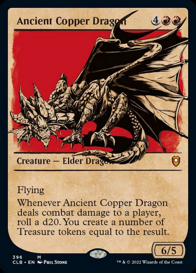 Ancient Copper Dragon (Showcase) [Commander Legends: Battle for Baldur's Gate] | Dragon's Lair Comics and Fantasy Houston TX