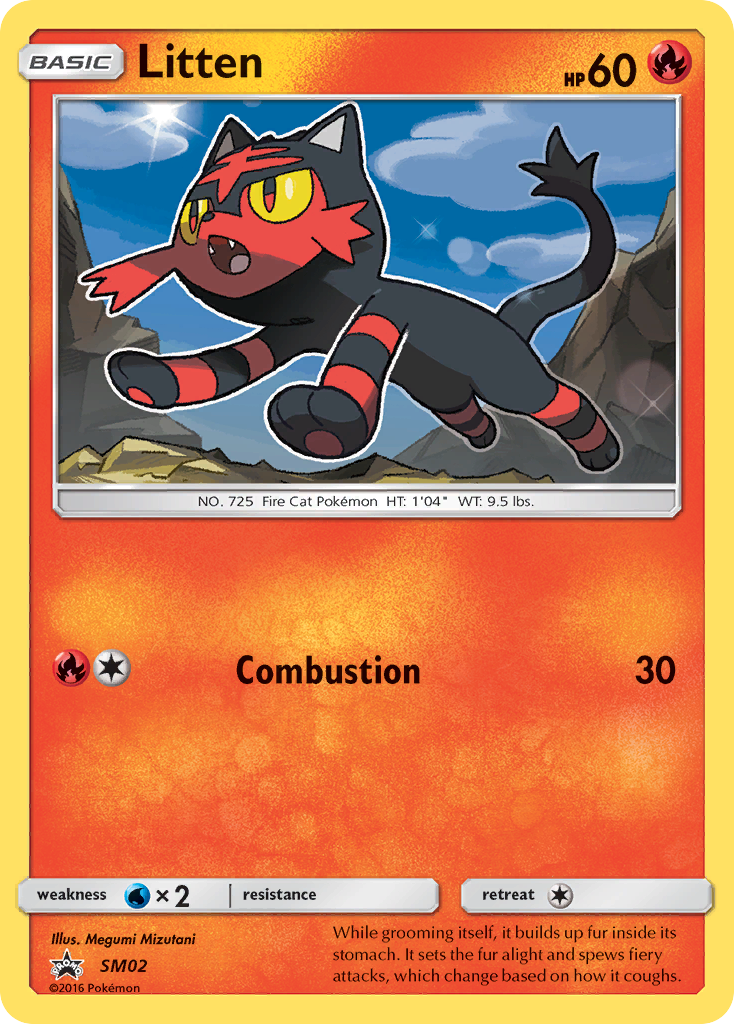 Litten (SM02) [Sun & Moon: Black Star Promos] | Dragon's Lair Comics and Fantasy Houston TX