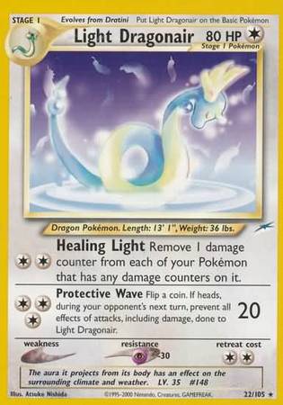 Light Dragonair (22/105) [Neo Destiny Unlimited] | Dragon's Lair Comics and Fantasy Houston TX