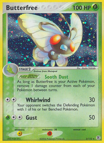 Butterfree (2/112) [EX: FireRed & LeafGreen] | Dragon's Lair Comics and Fantasy Houston TX