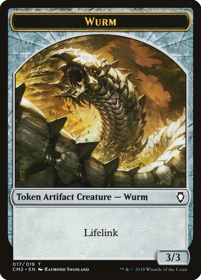 Wurm Token (017/019) [Commander Anthology Volume II Tokens] | Dragon's Lair Comics and Fantasy Houston TX