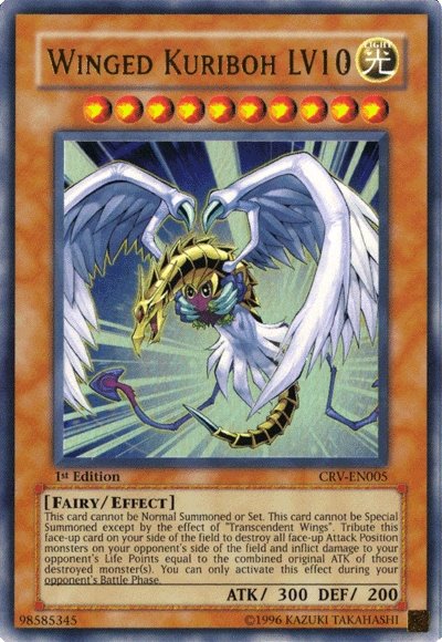 Winged Kuriboh LV10 [CRV-EN005] Ultra Rare | Dragon's Lair Comics and Fantasy Houston TX