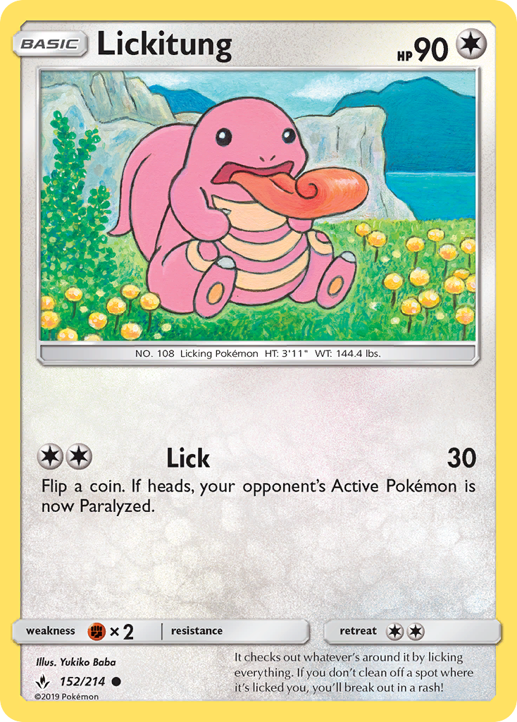 Lickitung (152/214) [Sun & Moon: Unbroken Bonds] | Dragon's Lair Comics and Fantasy Houston TX