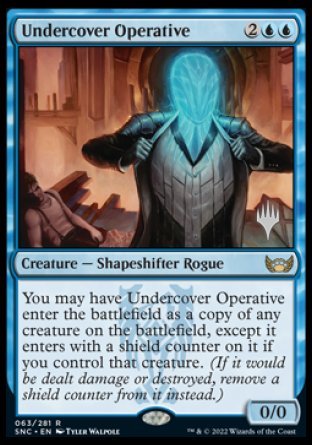 Undercover Operative (Promo Pack) [Streets of New Capenna Promos] | Dragon's Lair Comics and Fantasy Houston TX