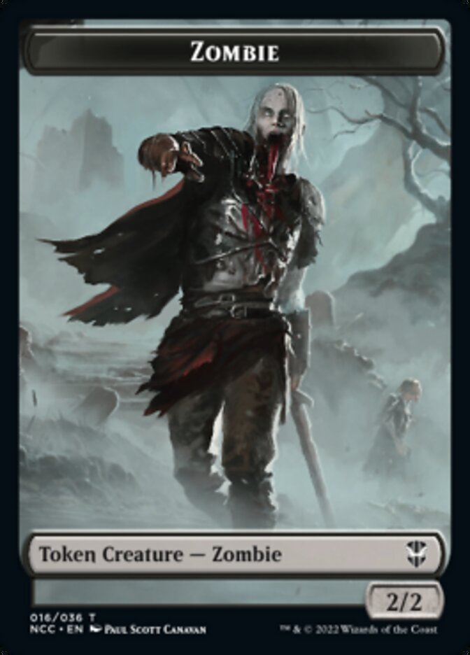 Zombie // Drake Double-Sided Token [Streets of New Capenna Commander Tokens] | Dragon's Lair Comics and Fantasy Houston TX