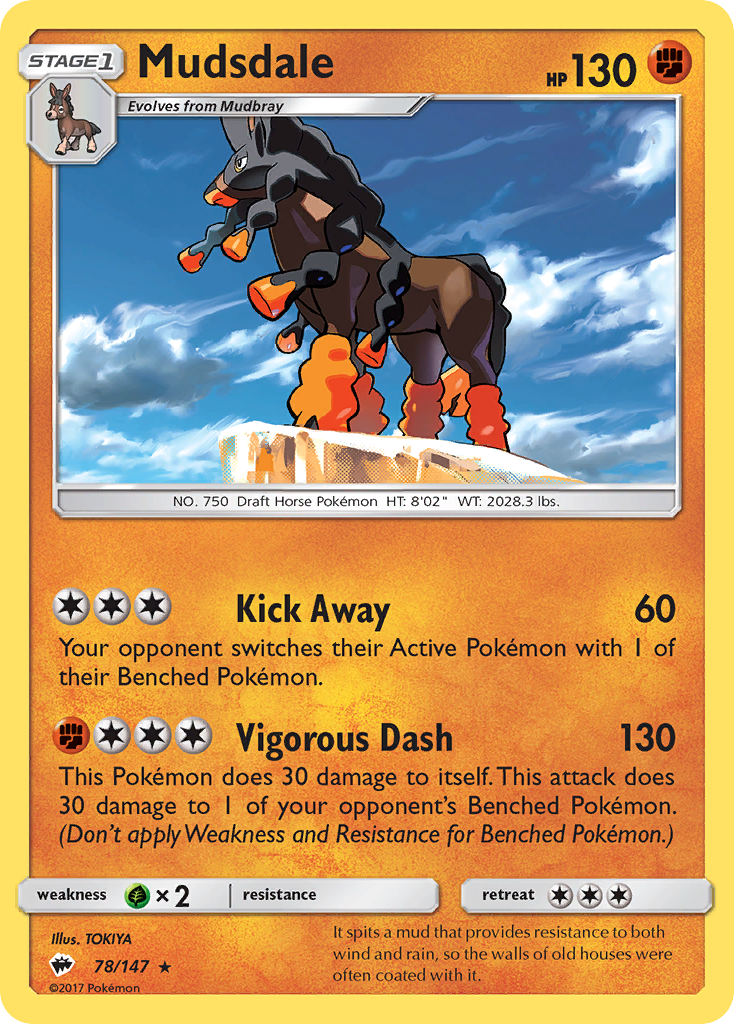 Mudsdale (78/147) [Sun & Moon: Burning Shadows] | Dragon's Lair Comics and Fantasy Houston TX