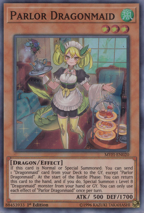 Parlor Dragonmaid [MYFI-EN020] Super Rare | Dragon's Lair Comics and Fantasy Houston TX