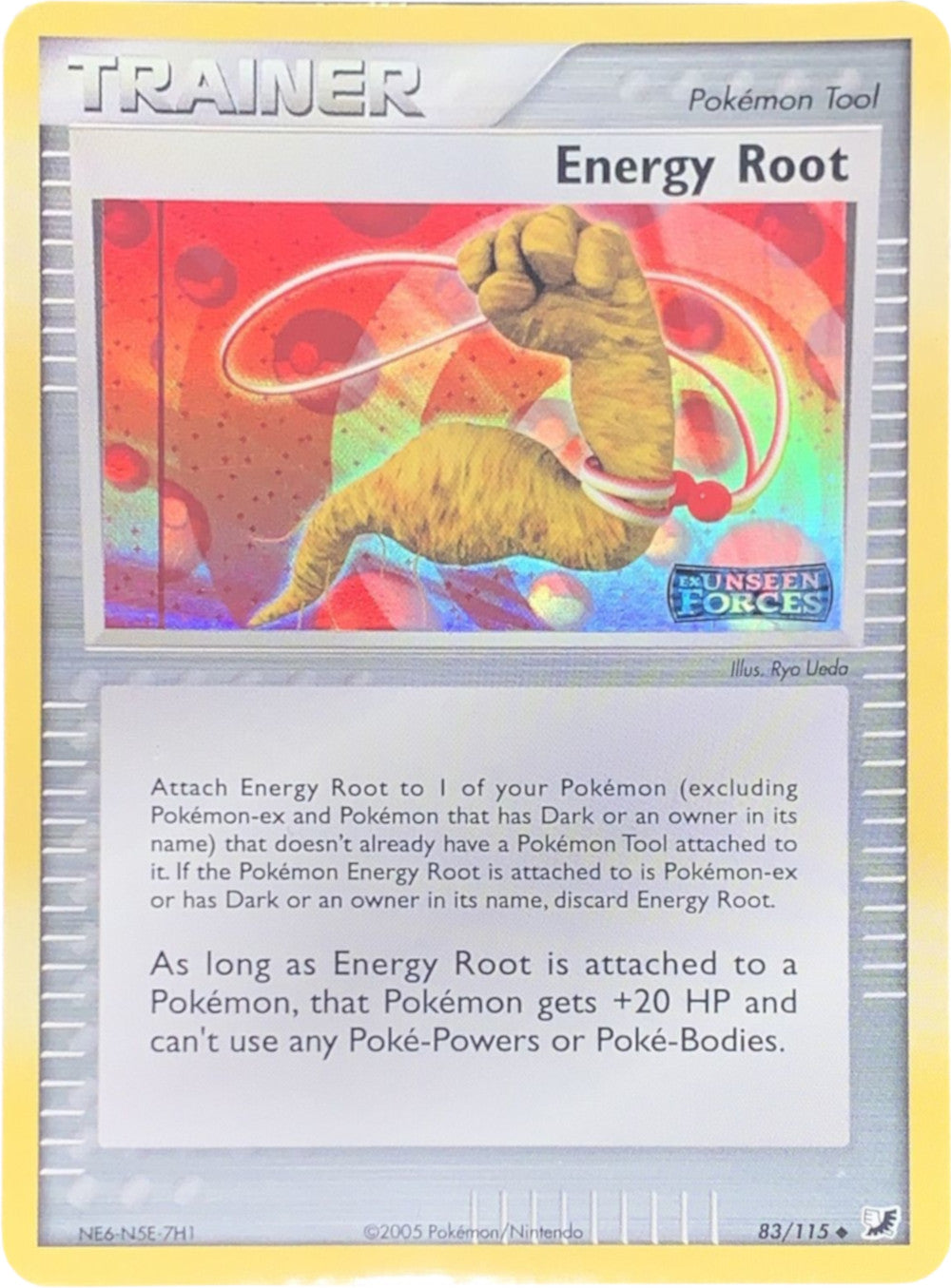 Energy Root (83/115) (Stamped) [EX: Unseen Forces] | Dragon's Lair Comics and Fantasy Houston TX