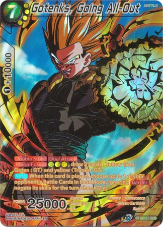 Gotenks, Going All-Out (SPR) (BT10-110) [Rise of the Unison Warrior 2nd Edition] | Dragon's Lair Comics and Fantasy Houston TX