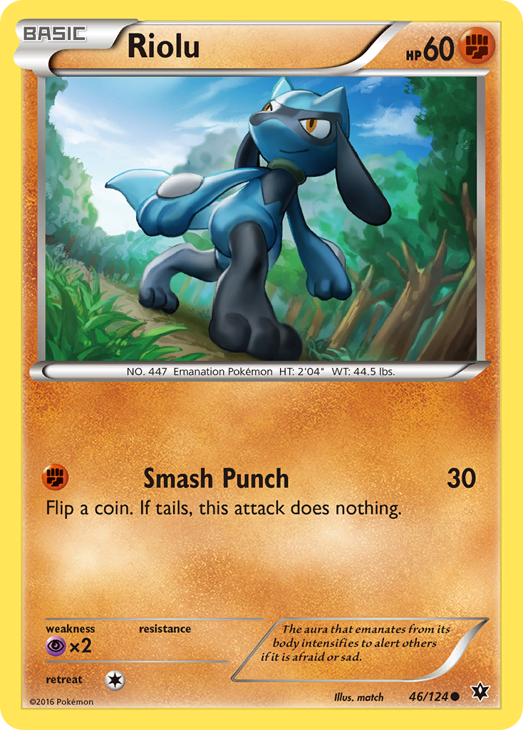 Riolu (46/124) [XY: Fates Collide] | Dragon's Lair Comics and Fantasy Houston TX