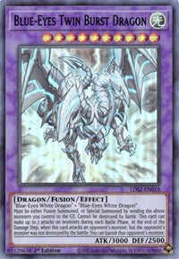 Blue-Eyes Twin Burst Dragon (Blue) [LDS2-EN019] Ultra Rare | Dragon's Lair Comics and Fantasy Houston TX