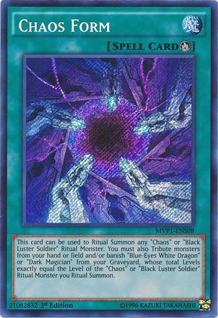 Chaos Form [MVP1-ENS08] Secret Rare | Dragon's Lair Comics and Fantasy Houston TX