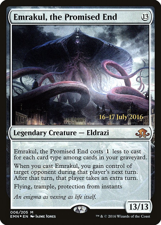 Emrakul, the Promised End [Eldritch Moon Prerelease Promos] | Dragon's Lair Comics and Fantasy Houston TX