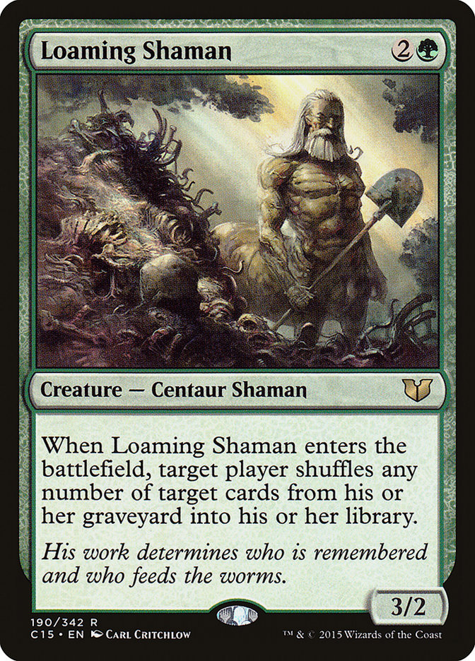 Loaming Shaman [Commander 2015] | Dragon's Lair Comics and Fantasy Houston TX